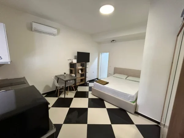 Tirane, jepet me qera apartament 1+1 Kati 1, 