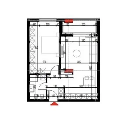 Tirane, shitet apartament 1+1+Ballkon , 79 m² 75.000 € (Platinium 2 Residence, Paskuqan)