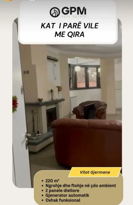 Tirane, jepet me qera apartament 3+1 , 220 m² 1.200 €