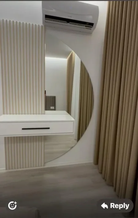 Tirane, jepet me qera apartament 1+1 Kati 7, 600 €