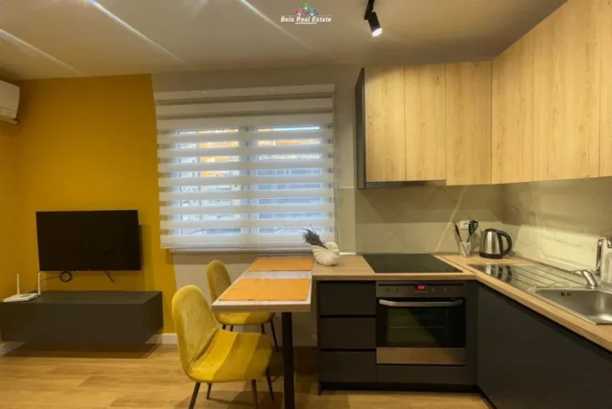 Tirane, jepet me qera apartament 1+1+Ballkon Kati 5, 50 m² 620 € (pazari i ri)
