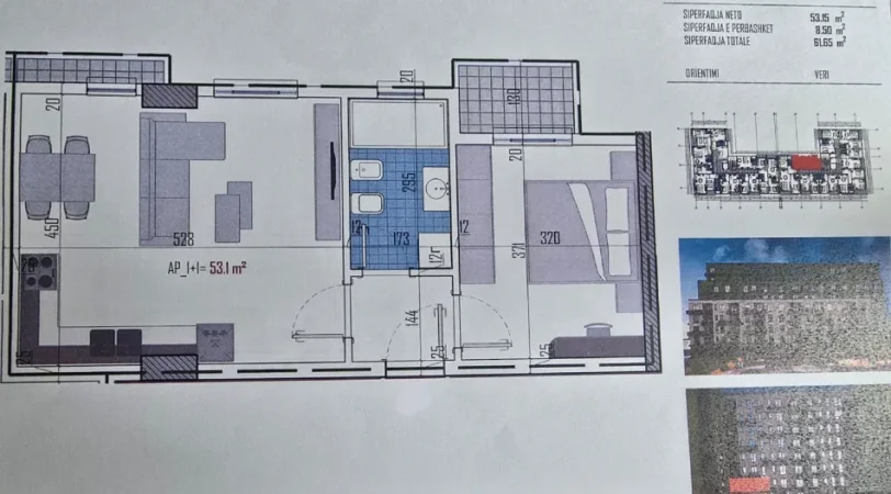TIRANË-KAMEZ: SHITEN APARTAMENTE 1+1+Ballkon KATE TË NDRYSHME, SIPERFAQE NGA 61 M2 -75 M2(KAMEZ)