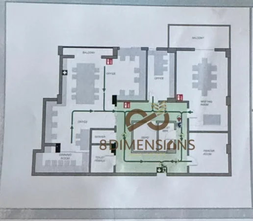 Tirane, jepet me qera dyqan , 212 m² 1.800 € (myslym shyr)