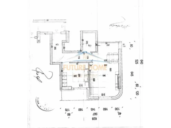 Tirane, shitet apartament 1+1+Ballkon Kati 3, 71 m² 192.000 € (Bulevardi Gjergj Fishta)