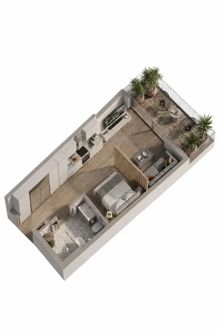 Durres, shes apartament Kati 1, 40 m² 47.000 € 