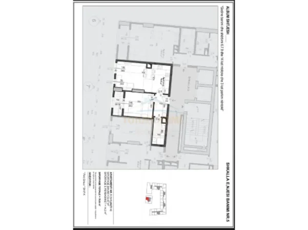 Tirane, shitet apartament 1+1+Ballkon Kati 2, 76 m² 153.200 € (Bulevardi i Ri, San Paolo Residence)