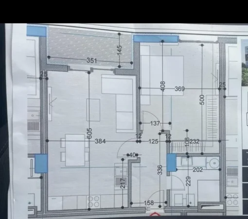 Tirane, shitet apartament 1+1 Kati 6, 74 m² 74.200 € (Paskuqan)