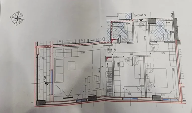 Tirane, shes apartament 2+1 Kati 2, 102 m² 204.000 € (Bulevardi i Ri)