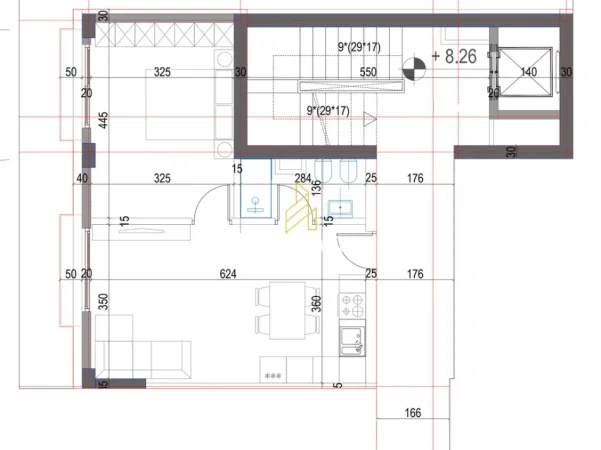 Tirane, shitet apartament 1+1+Ballkon Kati 1, 67 m² 199.680 € (Rruga e barrikadave)
