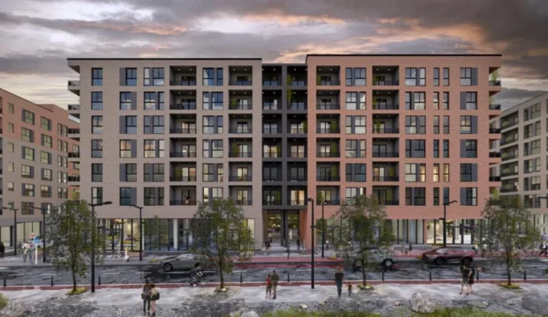 Tirane, shitet apartament 2+1+Ballkon Kati 2, 92 m² 105.900 € (Ring Side Residence)