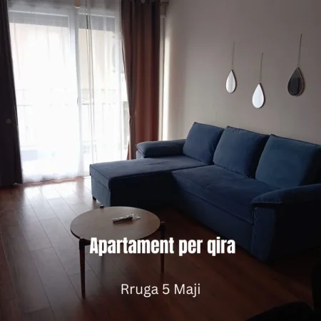 Tirane, jepet me qera apartament 2+1 Kati 6, 100 m² 650 € (Rruga 5 Maji)