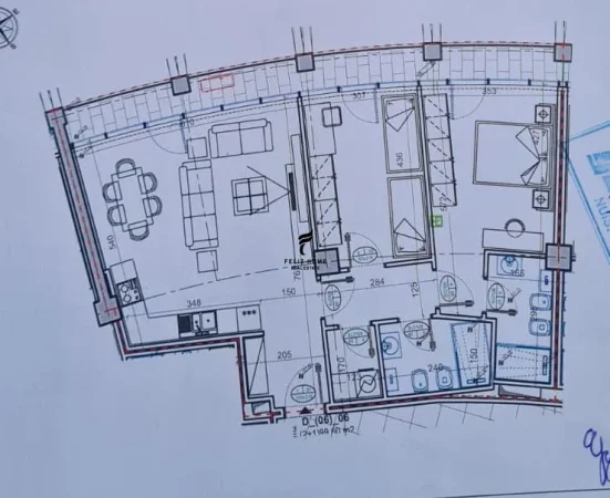 Tirane, shitet apartament 2+1 Kati 6, 116 m² 600.000 € (LAKE VIEW)