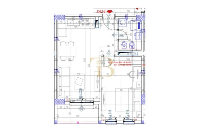 Tirane, shitet apartament 1+1 Kati 2, 67 m² 85.000 € 