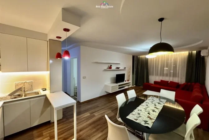 Tirane, jepet me qera apartament 1+1+Ballkon Kati 10, 68 m² 730 € (tish dahia)