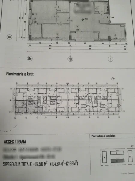 Tirane, shitet apartament 2+1 Kati 8, 117 m² 195.000 € (Dogana)