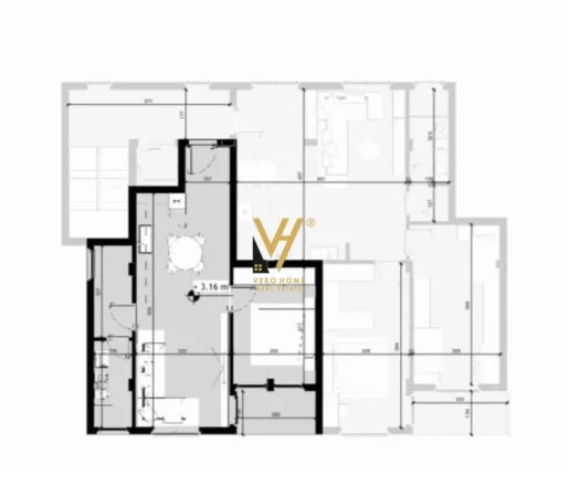 Tirane, shitet apartament 1+1+Ballkon Kati 1, 75 m² 132.000 € (LIQENI I FARKES)