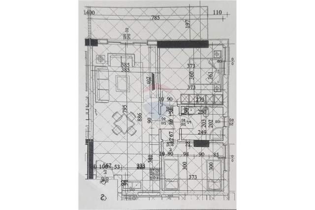 Tirane, shitet apartament 2+1+BLK Kati 10, 99 m² 135.000 Euro (Fusha e Aviacionit)