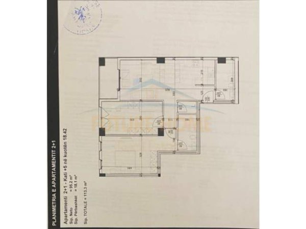 Tirane, shitet apartament Kati 5, 113 m² 135.900 Euro (Rezidenca Aura)