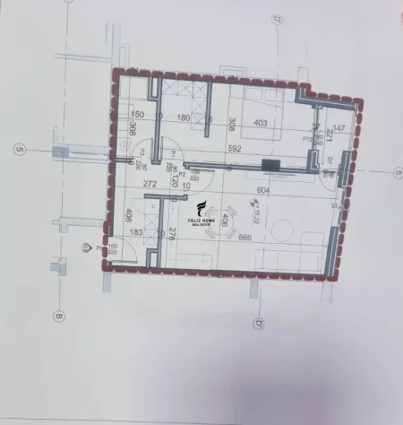 Tirane, shitet apartament 1+1 Kati 5, 79 m² 183.200 € (ISH FUSHA E AVIACIONIT)