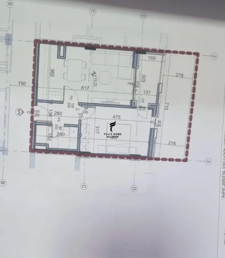 Tirane, shitet apartament 1+1 Kati 5, 67 m² 173.800 € (ISH FUSHA E AVIACIONIT)