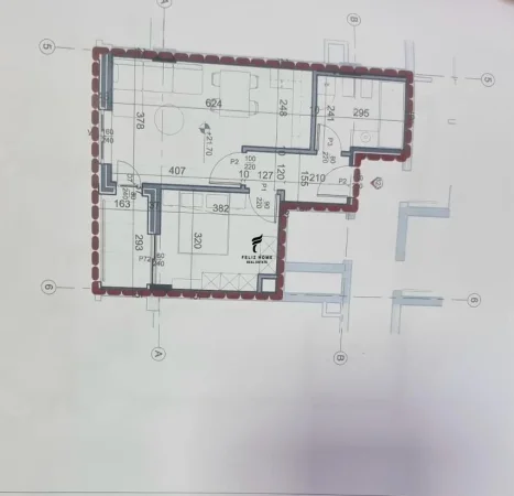 Tirane, shitet apartament 1+1 Kati 6, 66 m² 153.100 € (ISH FUSHA E AVIACIONIT)