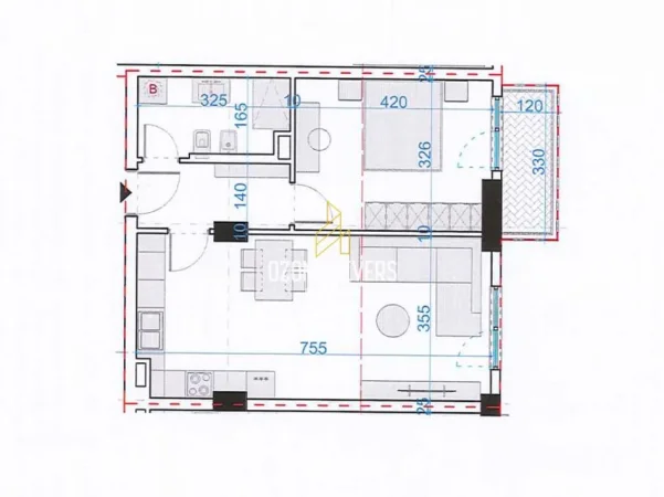 Tirane, shitet apartament 1+1+Ballkon Kati 2, 70 m² 73.899 € (Paskuqan)