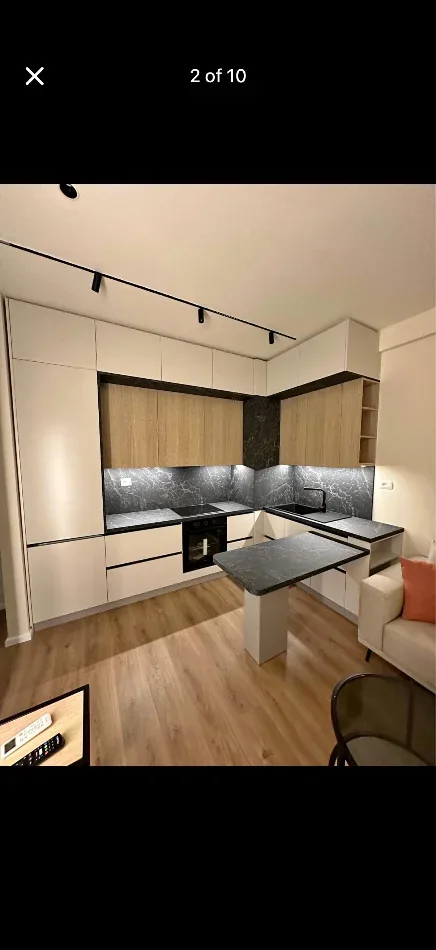 Tirane, jepet me qera apartament 1+1+Ballkon Kati 7, 55 m² 500 € (Rezidenca kaimi)
