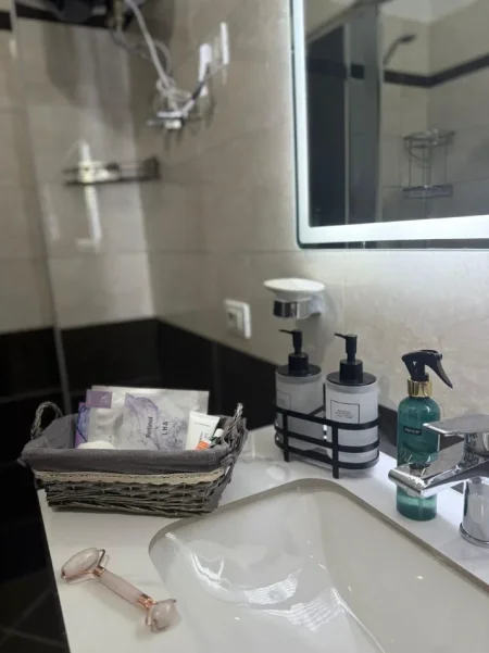 Tirane, jepet me qera apartament 1+1 Kati 3, 