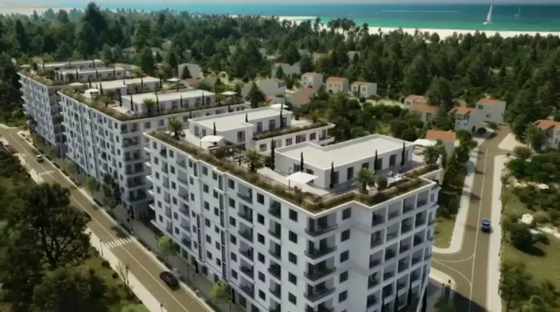 Durres, shitet apartament 1+1+Ballkon Kati 1, 69 m² 68.800 €