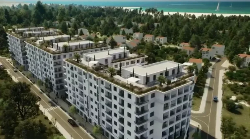 Durres, shitet apartament 1+1+Ballkon Kati 5, 69 m² 68.800 € 