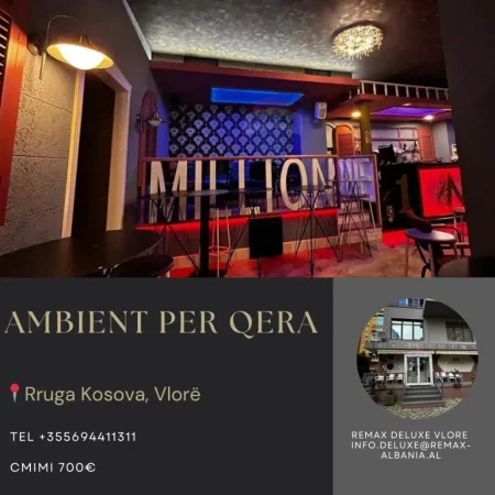 Vlore, jepet me qera ambjent biznesi Kati 1, 160 m² (Rruga Kosova, Skele, Vlore)