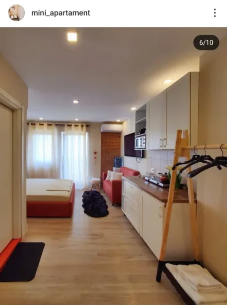 Tirane, jepet me qera garsonier Kati 7, 30 m² 25 € 