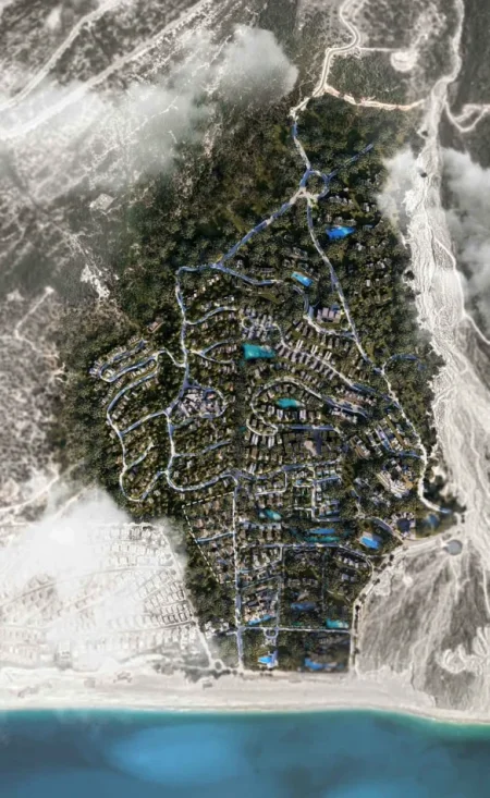 Vila më SPEKTAKOLARE Twin në 📍Green Coast II ÇA BËHET??? 331m² Ndërtim & 340m² Truall - Me PISHINË 🔵 & Pamje nga Deti 1.050.000 € 🌊✨️