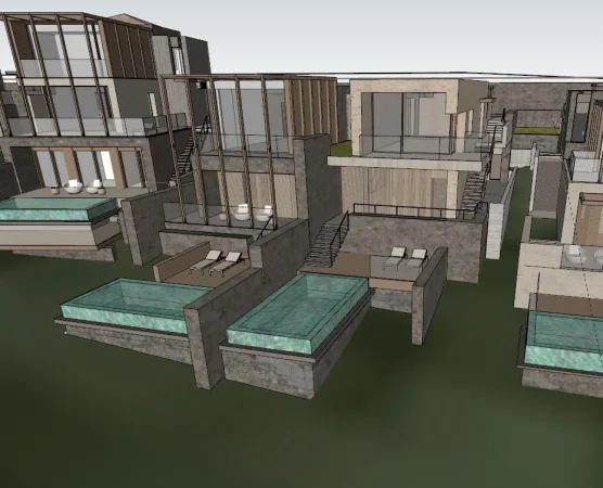 Vila më SPEKTAKOLARE Twin në 📍Green Coast II ÇA BËHET??? 331m² Ndërtim & 340m² Truall - Me PISHINË 🔵 & Pamje nga Deti 1.050.000 € 🌊✨️