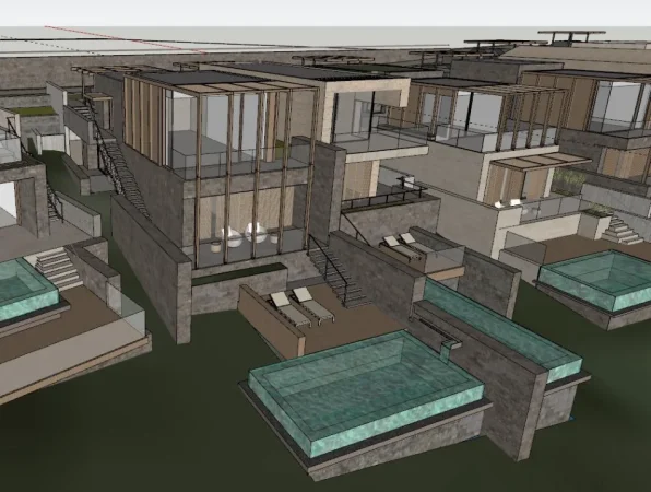 Vila më SPEKTAKOLARE Twin në 📍Green Coast II ÇA BËHET??? 331m² Ndërtim & 340m² Truall - Me PISHINË 🔵 & Pamje nga Deti 1.050.000 € 🌊✨️