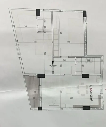 Tirane, shitet apartament 2+1 Kati 7, 97 m² 110.000 € (PAS)