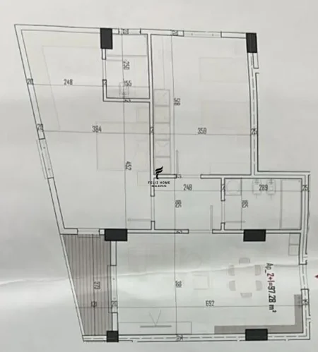 Tirane, shitet apartament 2+1 Kati 7, 97 m² 110.000 € (PAS)