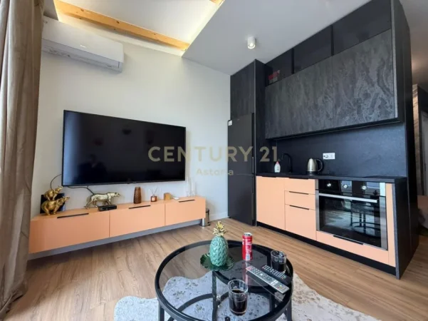 Tirane, jepet me qera apartament 1+1+Ballkon Kati 9, 36 m² 450 € (astir foto xhavella)