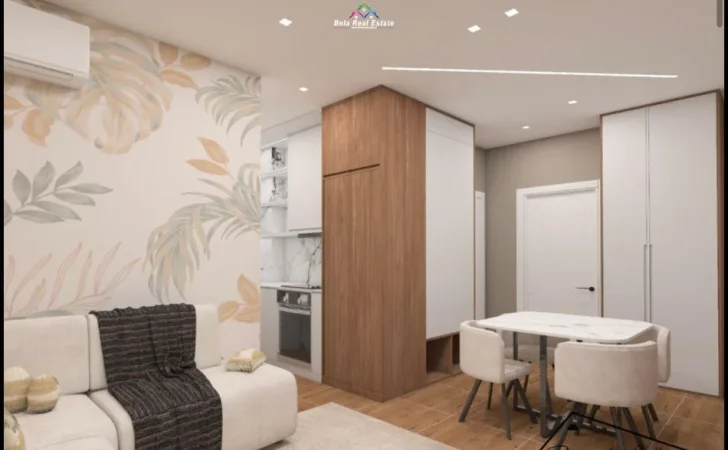 Vlore, shes apartament 1+1+Ballkon Kati 5, 56 m² (vlore)