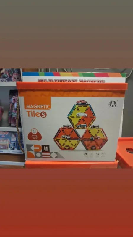 Tirane, shes Kubat magnetik loje per femije 66 elemente 35 €