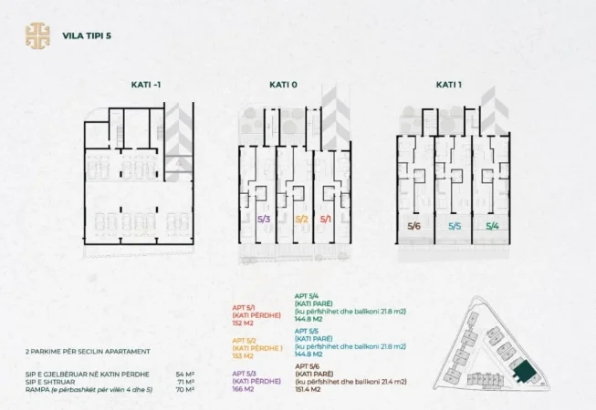 Tirane, shitet apartament 2+1+Ballkon Kati 1, 145 m² 362.000 € 