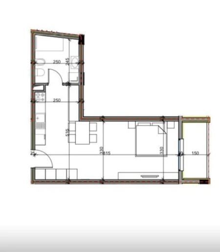 Tirane, shitet apartament 1+1 Kati 3, 58 m² 69.000 € (Aluna Residence)