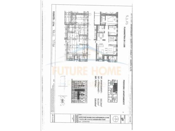 Tirane, shitet apartament Kati 2, 119 m² 147.600 Euro (Rruga Korabi)