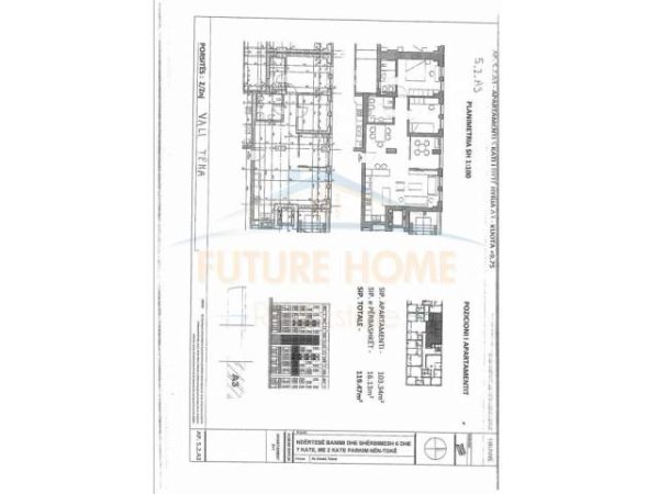 Tirane, shitet apartament Kati 2, 119 m² 147.600 Euro (Rruga Bedri Karapici, perball Amerikan 3)