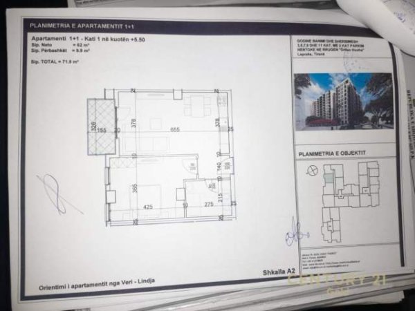 Tirane, shitet apartament 1+1+BLK Kati 1, 72 m² 86.000 Euro (dritan hoxha)
