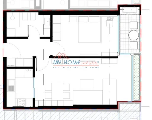 Tirane, shitet apartament 1+1+Ballkon Kati 6, 79 m² 159.000 € (Rruga Dritan Hoxha)