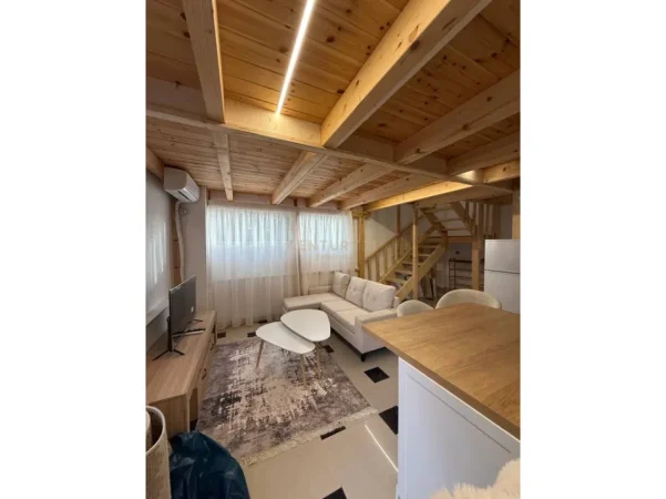 Tirane, jepet me qera apartament duplex 1+1 Kati 0, 61 m² 635 € (Rruga e Dibres)