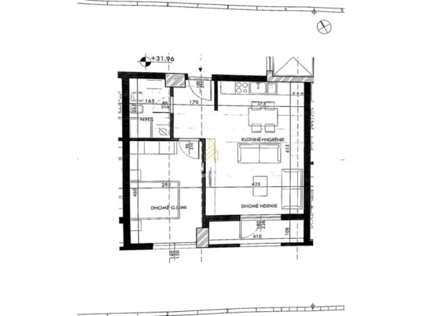 Tirane, shitet apartament 1+1+Ballkon Kati 9, 71 m² 120.000 € (Fusha a Aviacionit)