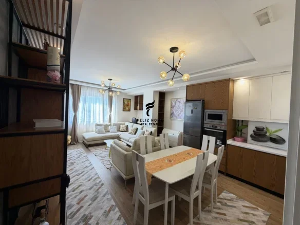 Tirane, jepet me qera apartament 2+1+Ballkon Kati 7, 108 m² 600 € (FRESKU)
