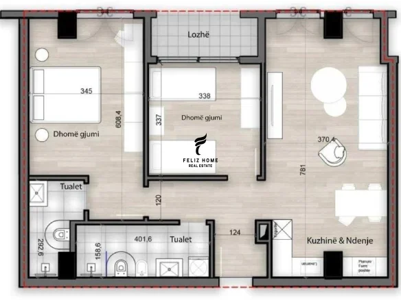 Tirane, shitet apartament 2+1+Ballkon Kati 1, 112 m² 169.000 € (PORCELAN)
